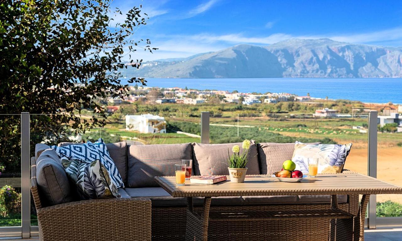 Cretan Sunset Villa Heated Pool Dhramia Екстер'єр фото