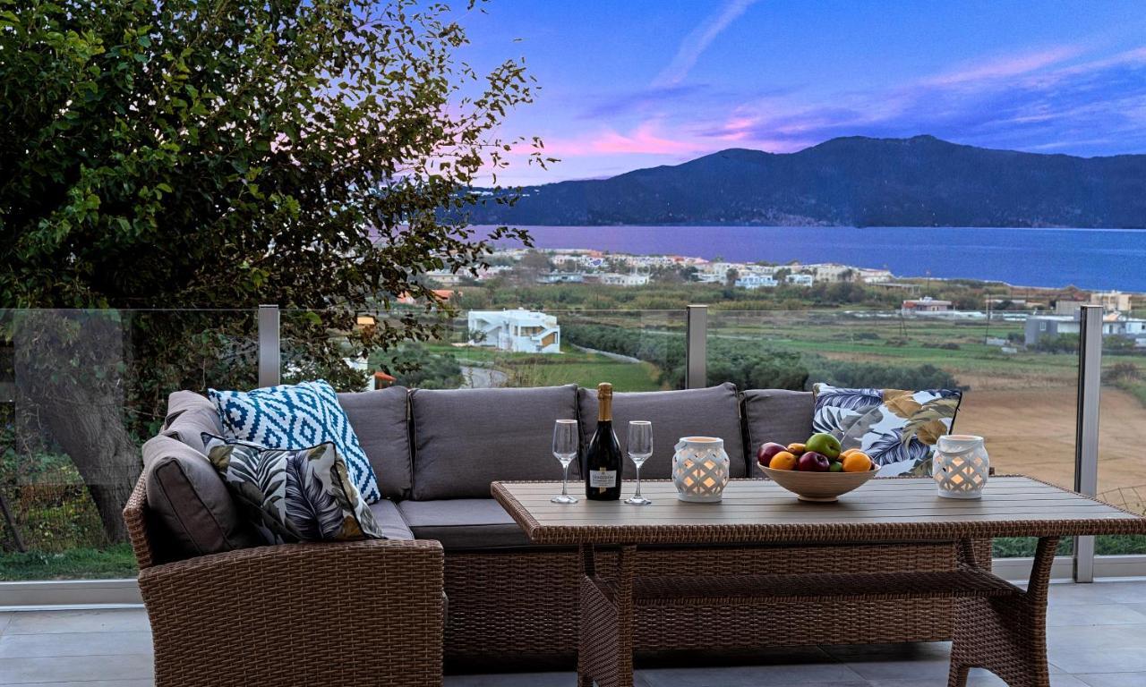 Cretan Sunset Villa Heated Pool Dhramia Екстер'єр фото