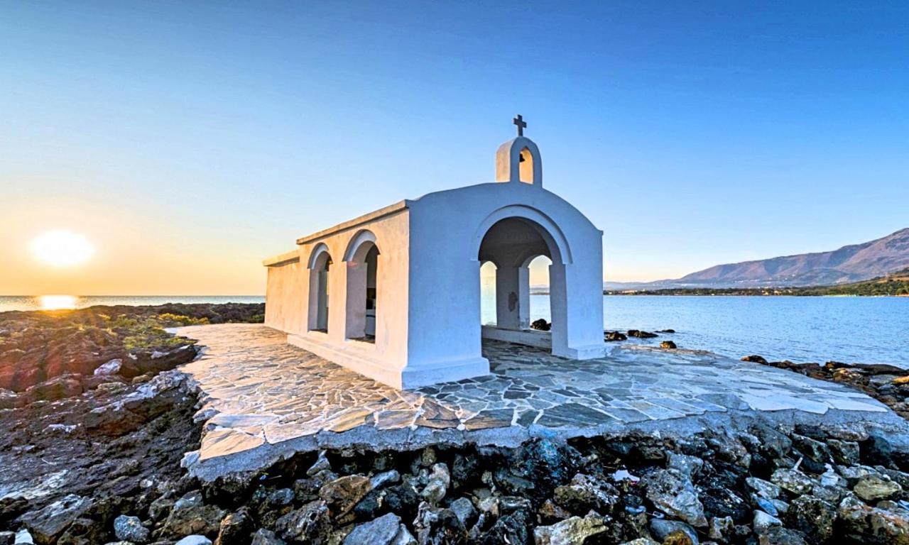 Cretan Sunset Villa Heated Pool Dhramia Екстер'єр фото
