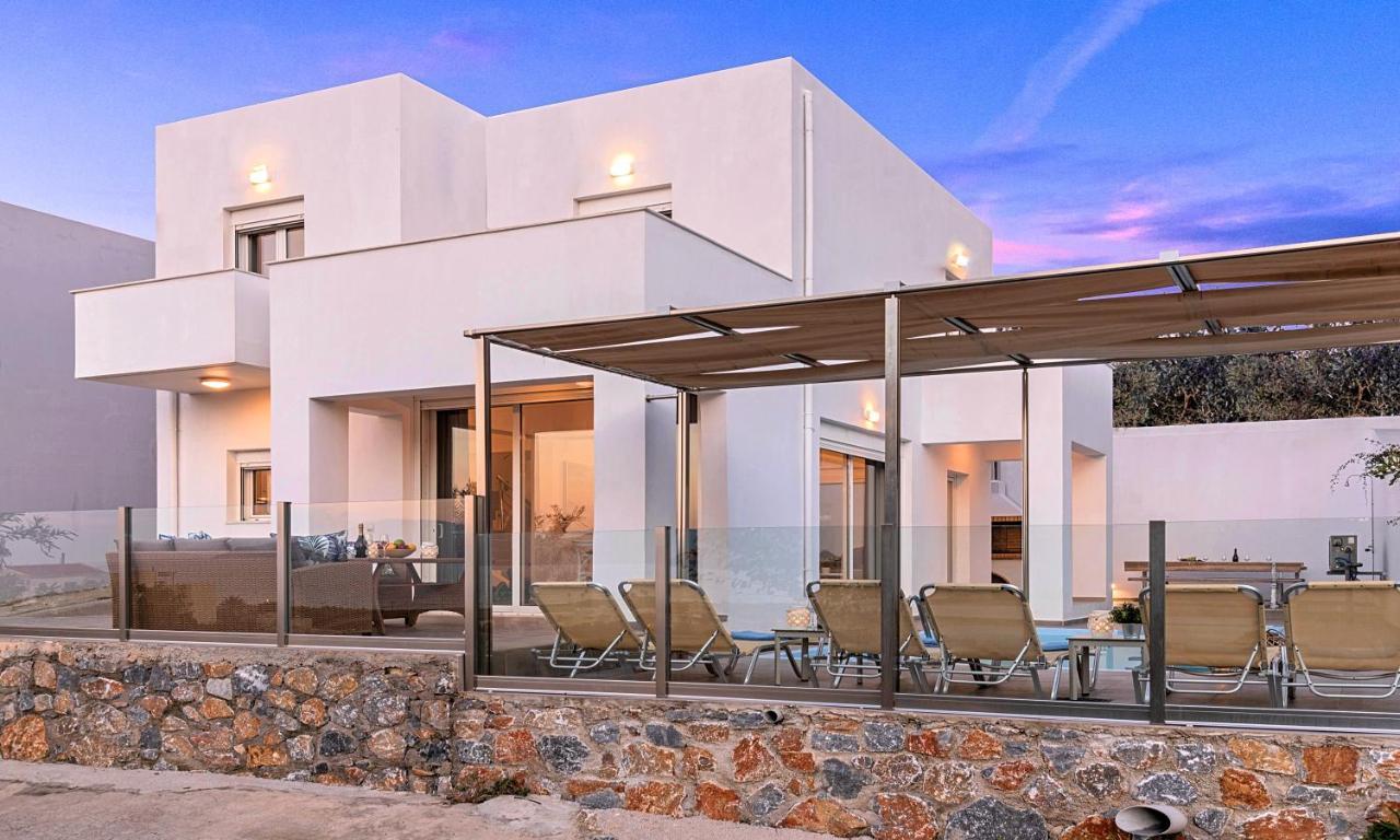 Cretan Sunset Villa Heated Pool Dhramia Екстер'єр фото