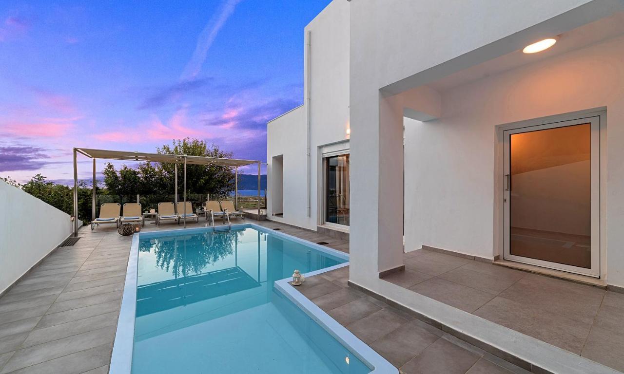 Cretan Sunset Villa Heated Pool Dhramia Екстер'єр фото